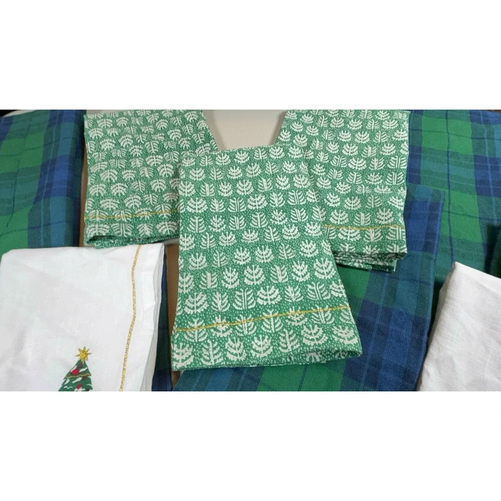Holiday Christmas Threshold Target dish towels & cloth napkins BUNDLE NWOT